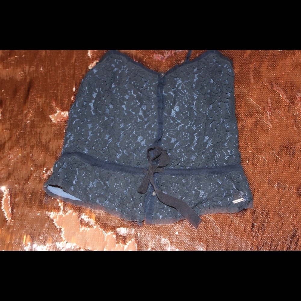 Hollister lace shirt